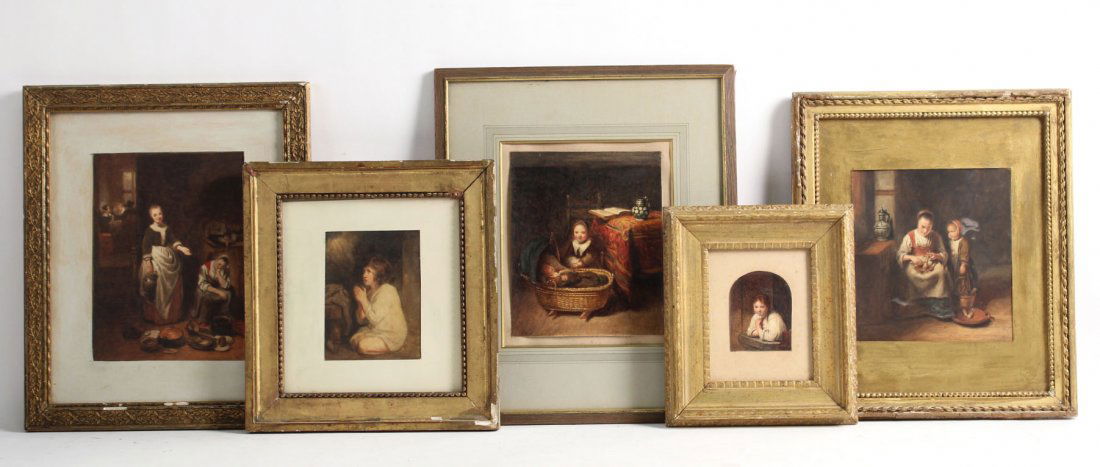 Five Prints of Women and Children (1 of 10)