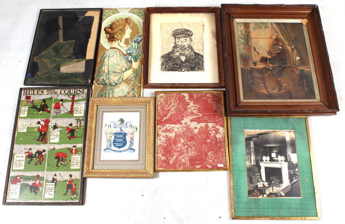 Eight Assorted Works of Art (1 of 9)