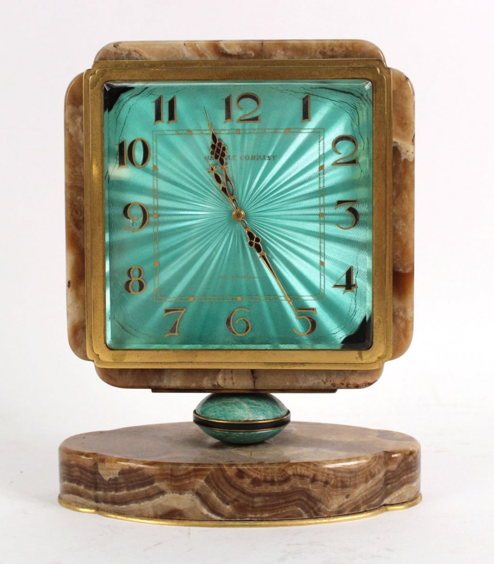 Art Deco Style Marble Clock (1 of 7)