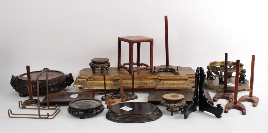 Egyptian Revival Bronze Pedestal, French, 19thC. (1 of 6)