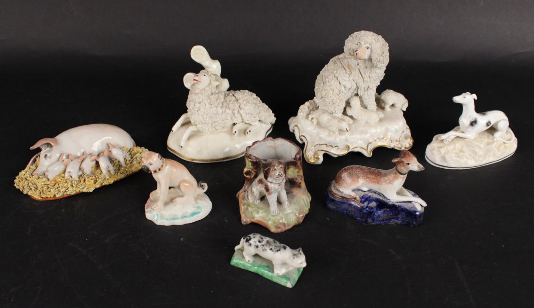 Eight Porcelain Animal Figures, 20thC. (1 of 10)