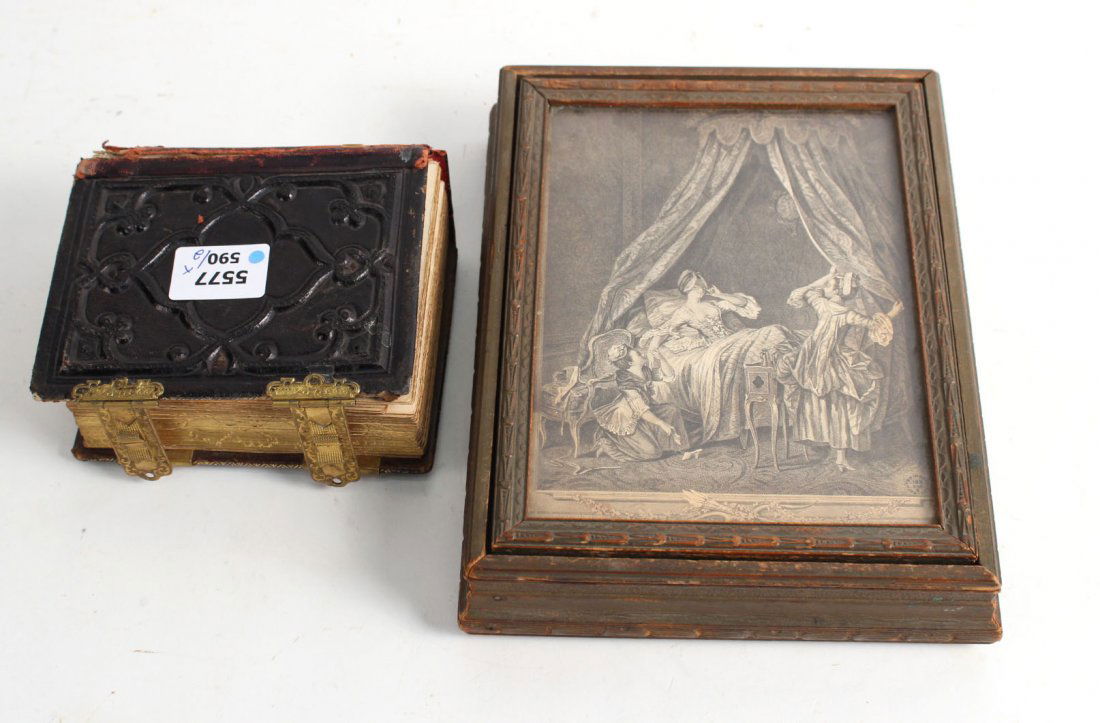 Vintage Leather Bound Photo Album, 19thC. (1 of 9)