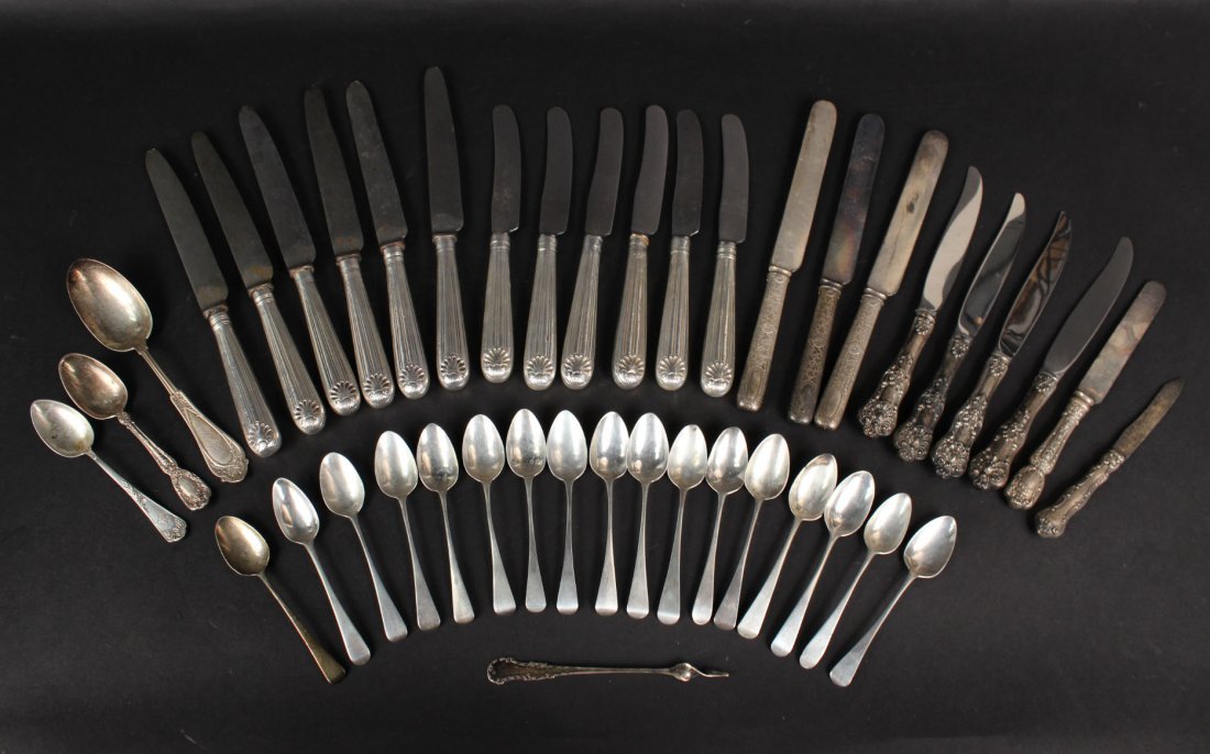 American & English Sterling Silver Knives &Spoons (1 of 10)
