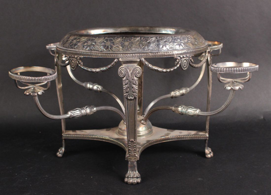 Silver Plated Four Bowl Epergne (1 of 4)