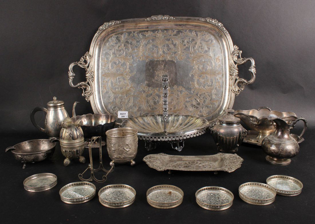 Silver Plated Table Articles & Sterling Coasters (1 of 10)