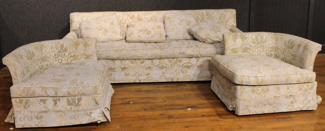 Suite of Upholstered Seating Furniture, 20th C. (1 of 10)