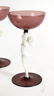 Art Deco Bimini Amethyst Glass Liqueur Set - 3