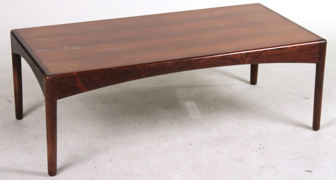 Danish Modern Mahogany Low Table (1 of 5)