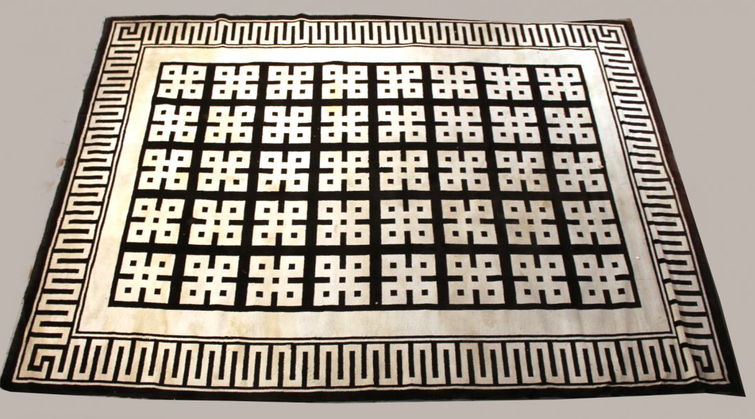 Contemporary Black and White Carpet (1 of 7)