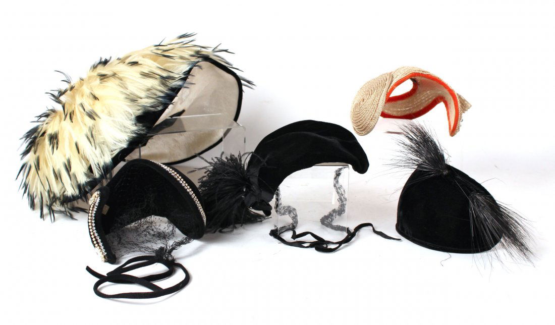 Five Vintage Lady's Hats (1 of 10)