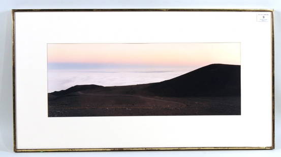 Ektacolor Print, Virginia Beahan & Laura McPhee: Appears unsigned, titled "Mauna Kea, Hawaii." RDA# 72054. Bin# 1. Sight size: 8 1/2"h x 23 1/2"w