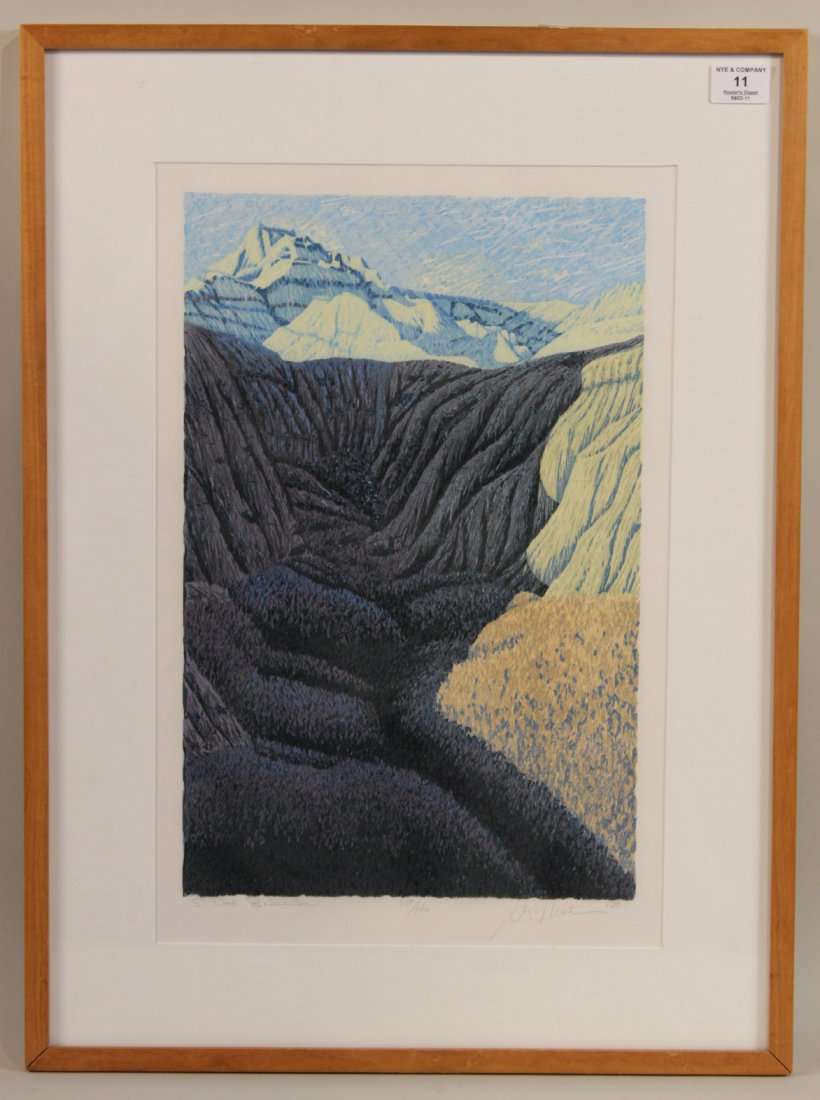 Woodcut Print, Gordon Mortensen (1 of 9)