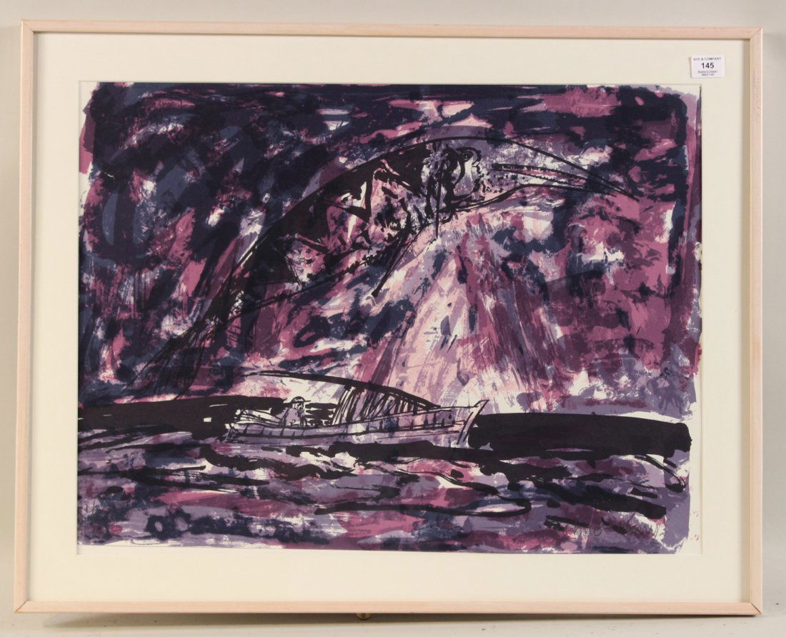 Silkscreen on Paper, Abstract, John Bellany (1 of 6)