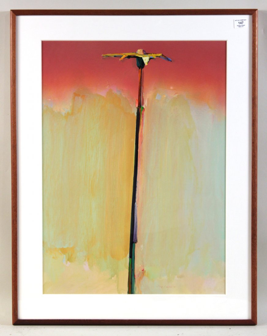 Acrylic on Board, "Prairie Daisy," Jerry Rudquist: Signed l.r. RDA# 23966. Bin#17. Sight Size: 22"h x 30"w