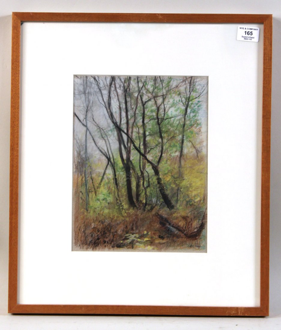 Watercolor on Paper, "Trees II," Eddie Earl Cato (1 of 6)