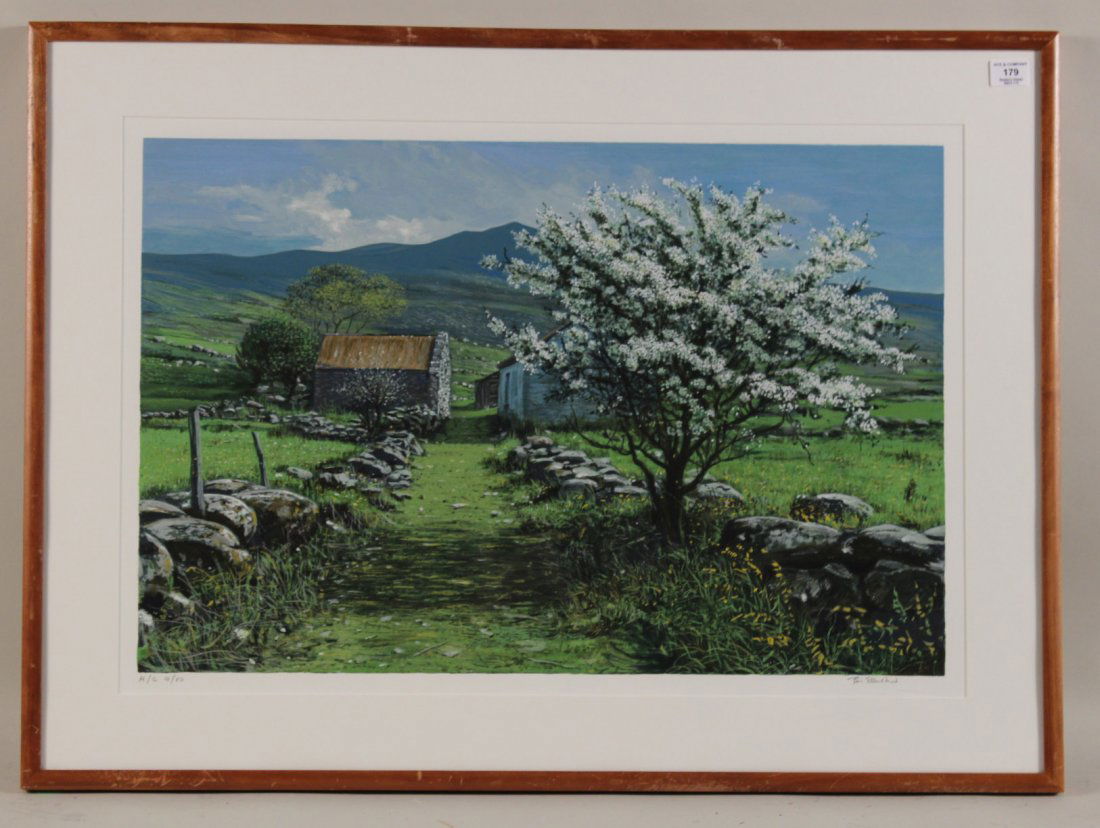 Silkscreen, "Book Hill Kerry," Peter Ellenshaw (1 of 8)