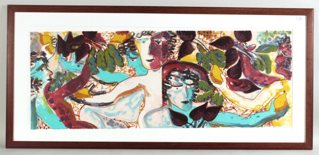 Lithograph "Cupids Making Borscht" Robert Kushner (1 of 10)