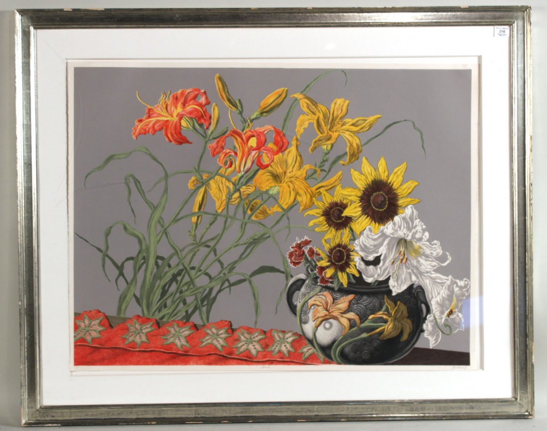 Print, "Buds," Jack Beal (1 of 9)