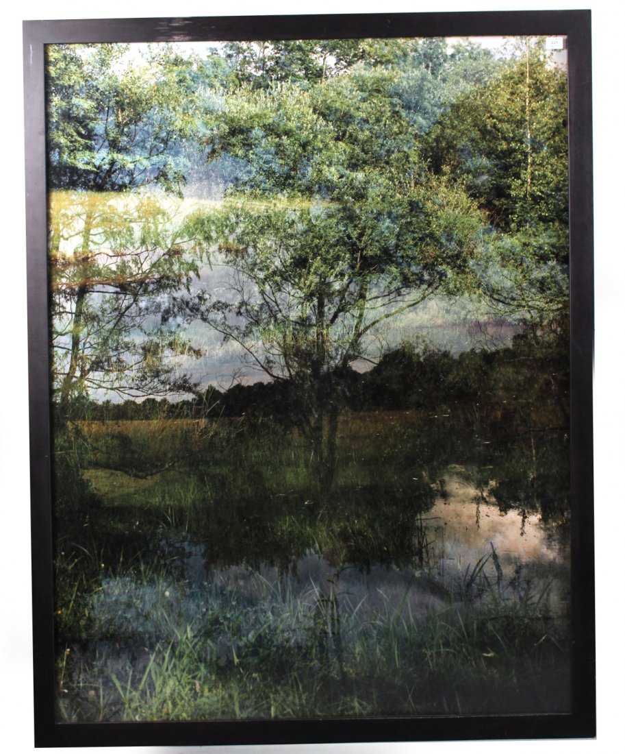 Ektacolor Print, "Millay #1" Sally Apfelbaum: Appears to be unsigned. RDA#71528. No Bin-Wall. Sight size: 5'2"h x 47-1/2"w