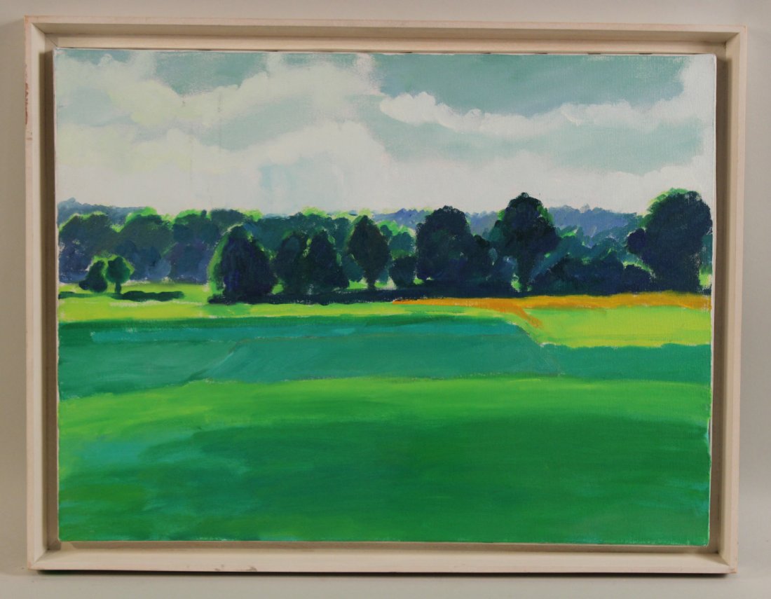 Oil on Canvas, Ridge, Jane McNichol: Appears to be unsigned. RDA#72192. Bin#5. Sight size: 18"h x 24"w