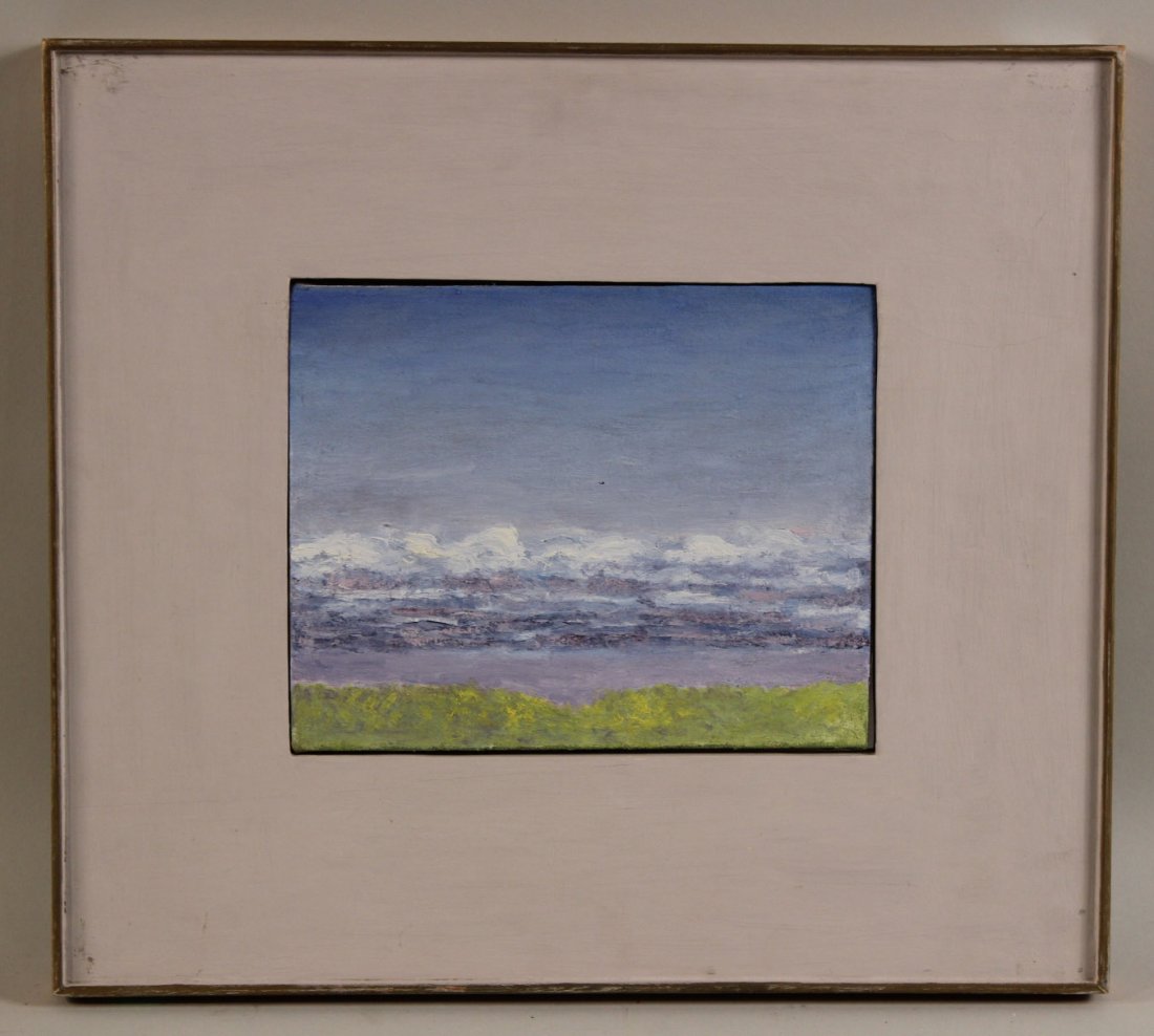 Oil on Canvas, "Spring Clouds," Peter Wells (1 of 6)