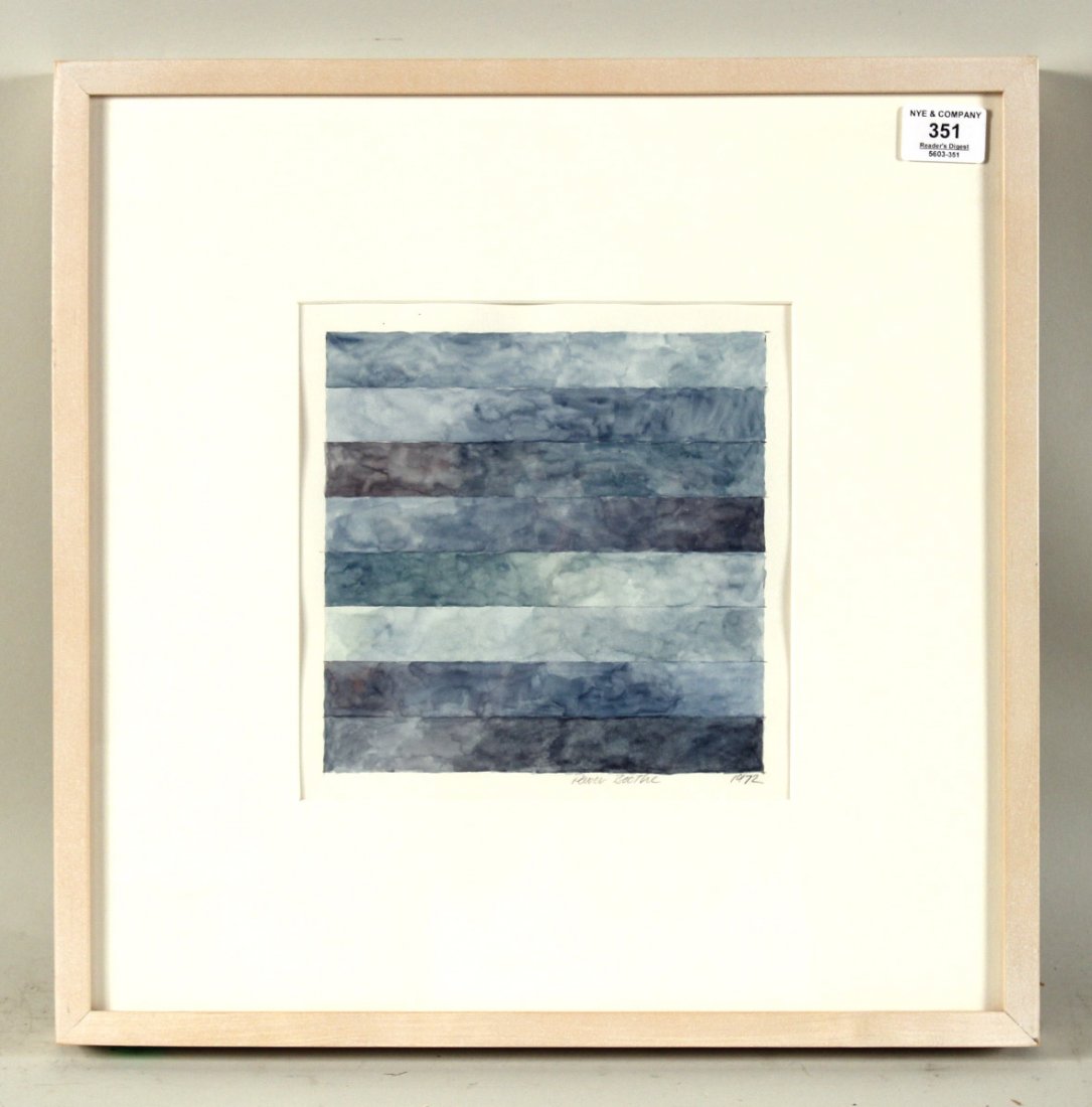 Watercolor, Blue Abstract, Power Boothe (1 of 6)