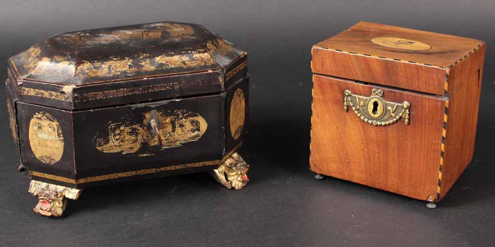 Chinese Lacquer and Gilt Box (1 of 10)