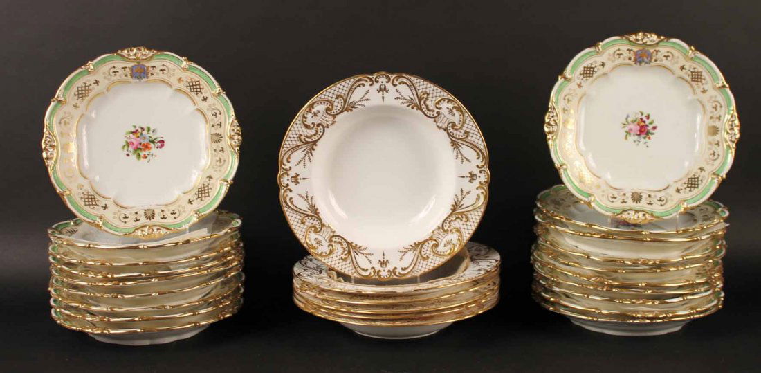 Nineteen Ed. Honore Paris Porcelain Plates (1 of 6)