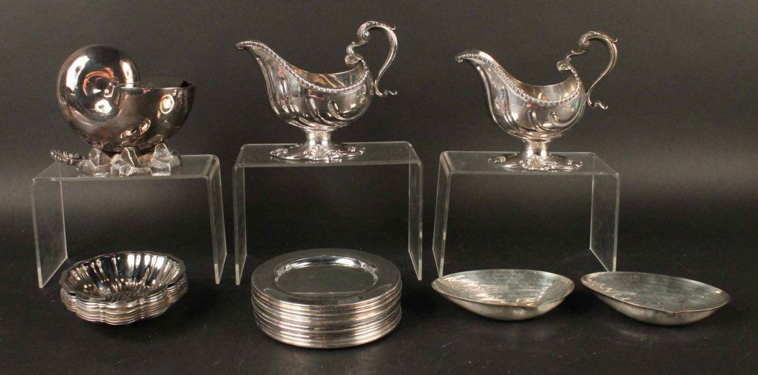 Group of Silver Plated Table Items (1 of 10)