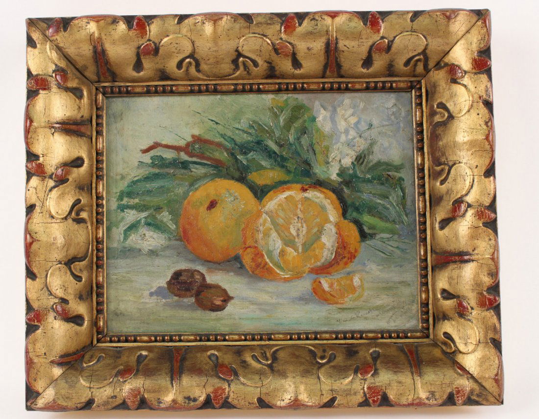 Oil on Canvas, Still Life of Oranges (1 of 6)