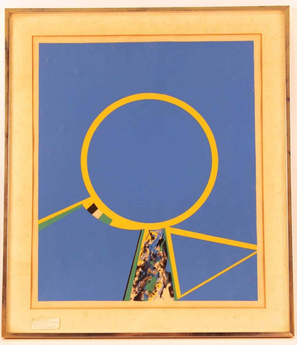 Color Print, Geometric, Budd Hopkins (1 of 8)