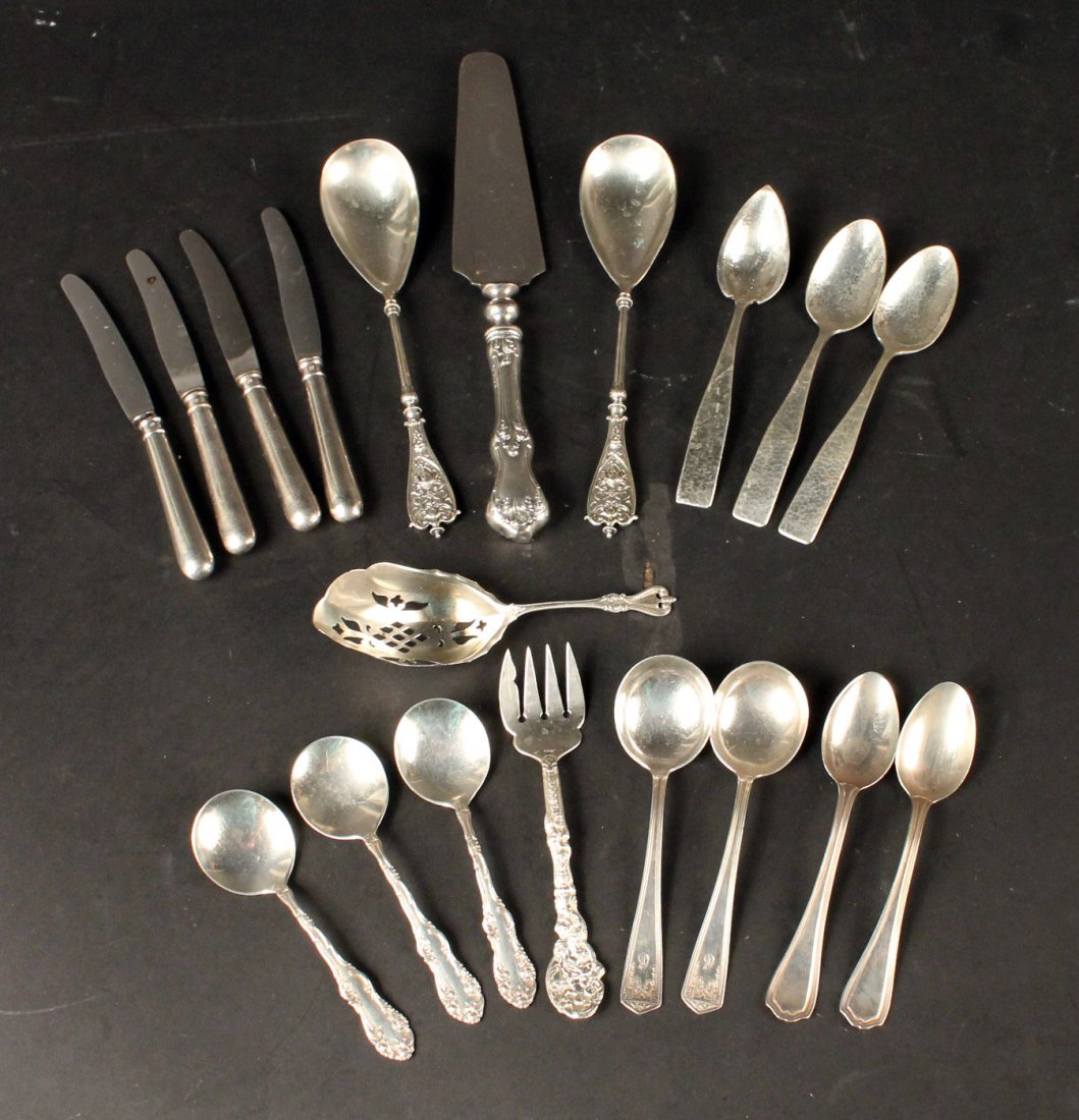 Group of Sterling and 800 Silver Flatware (1 of 9)