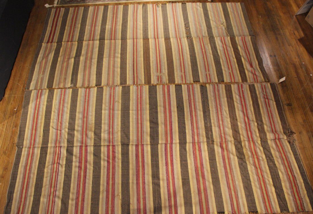 Two Striped Cotton Woven Rugs (1 of 9)