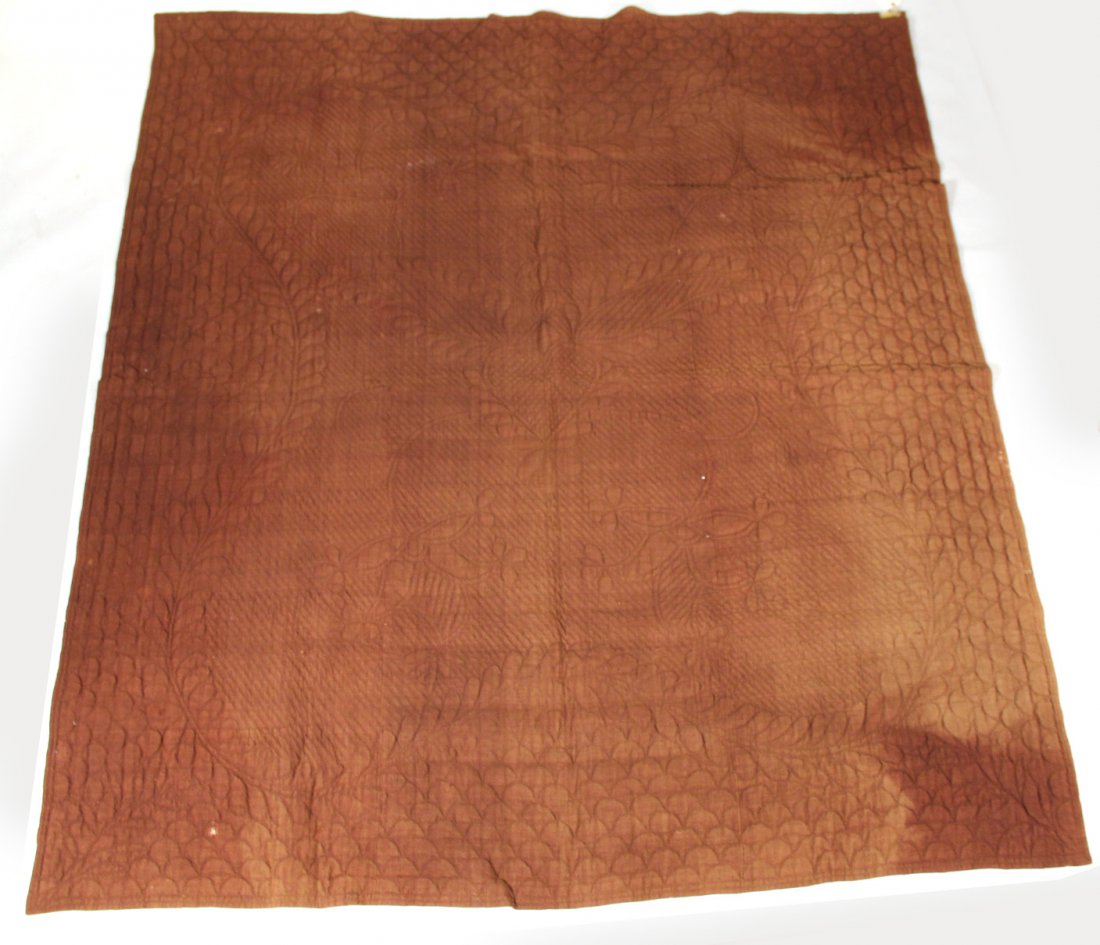 Quilted Wool Coverlet (1 of 8)