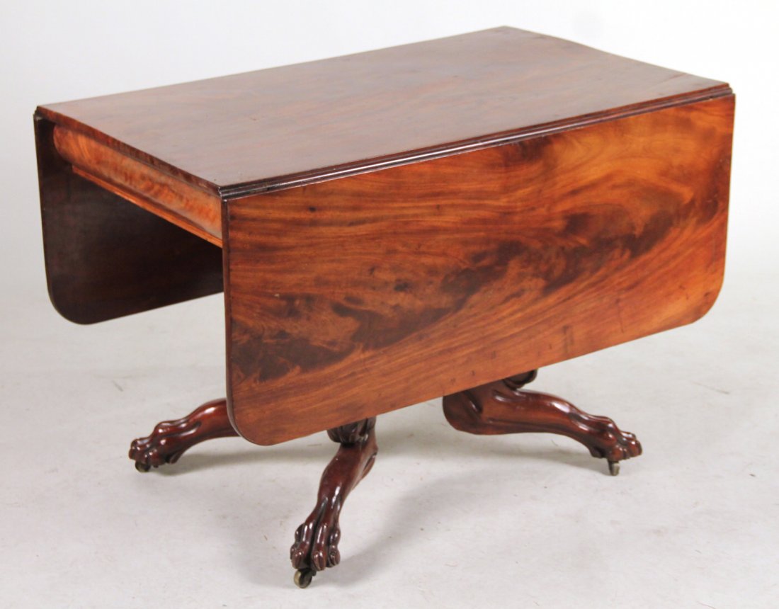Classical Mahogany Drop Leaf Table (1 of 7)