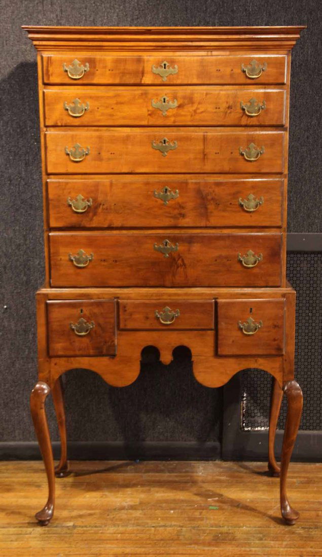 Queen Anne Maple Highboy (1 of 10)