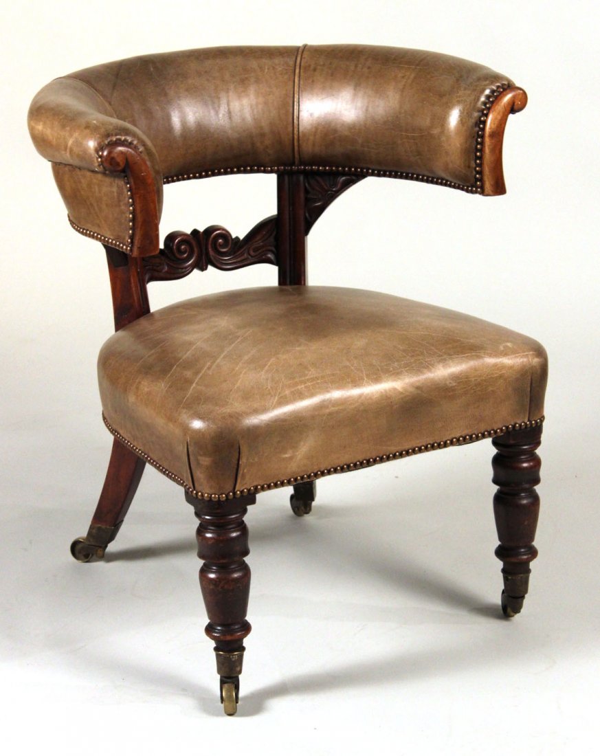 Late Regency Mahogany Cock-Fighting Chair (1 of 8)
