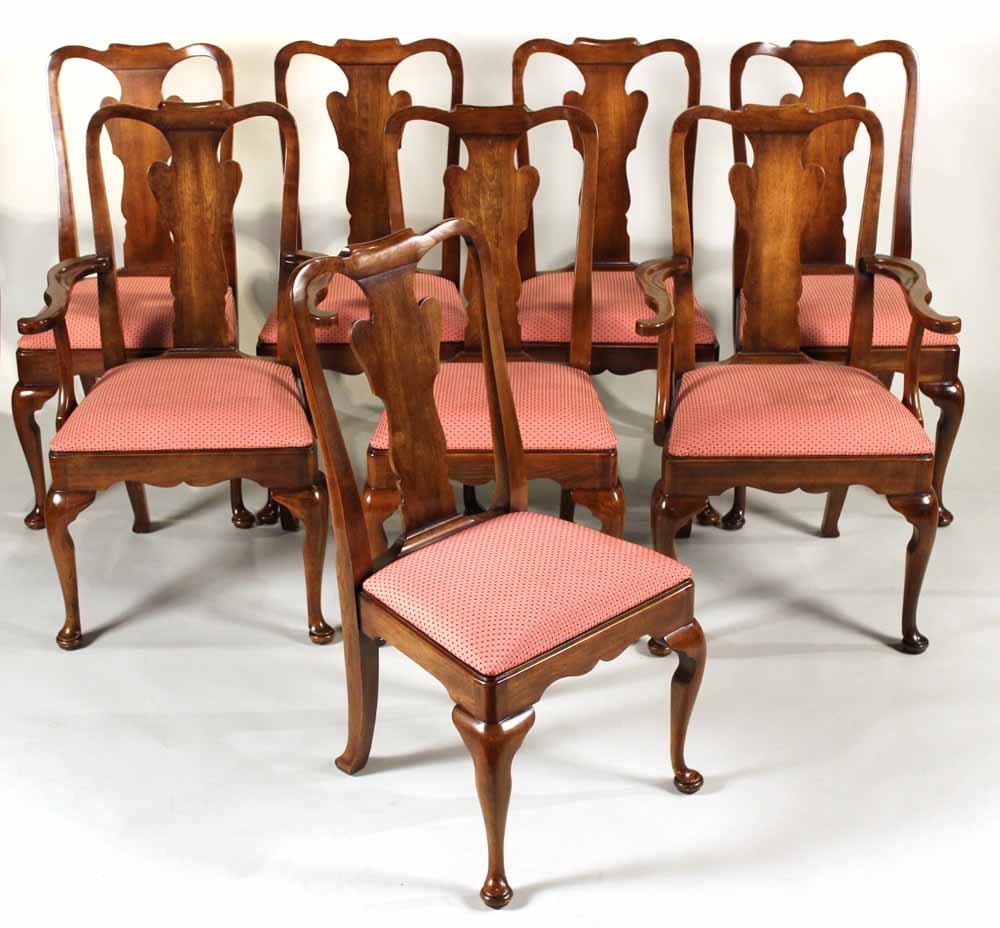 Eight George I Style Dining Chairs (1 of 10)
