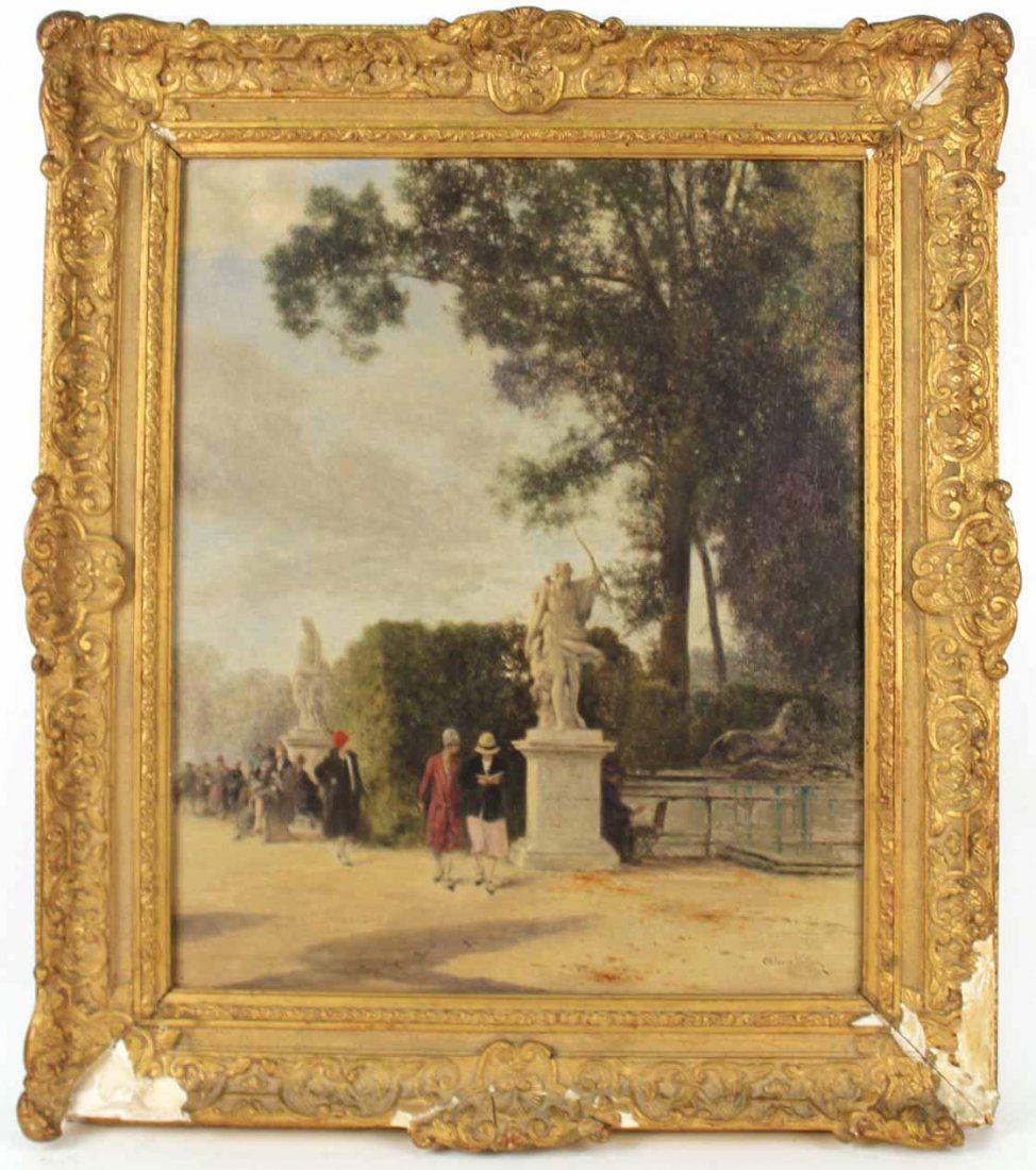 Oil on Canvas, French Park, Alexis Vollon (1 of 7)