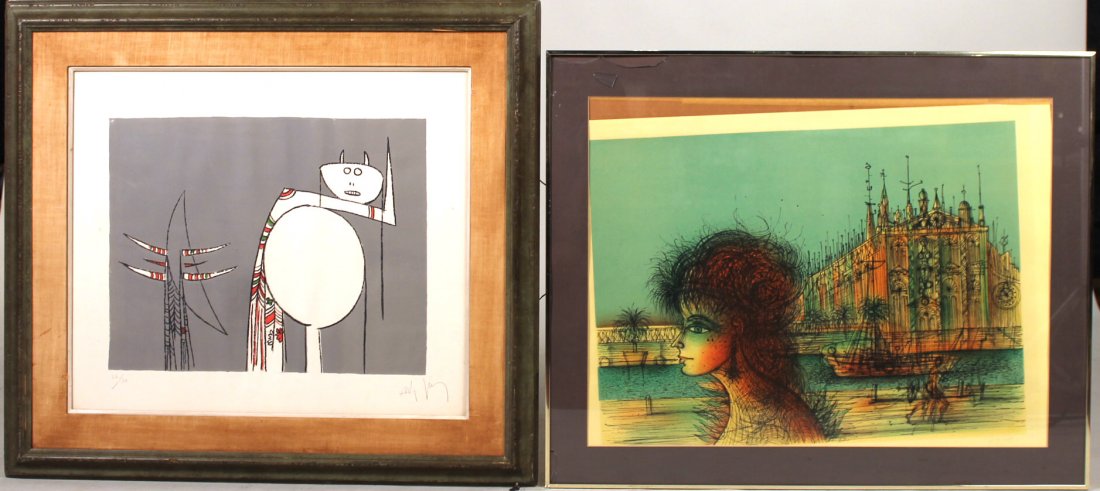 Two Modern Lithographs (1 of 8)