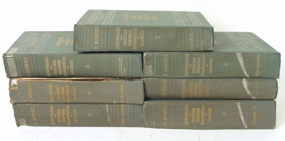 Seven Volumes of French Art Enclyclopedias (1 of 6)