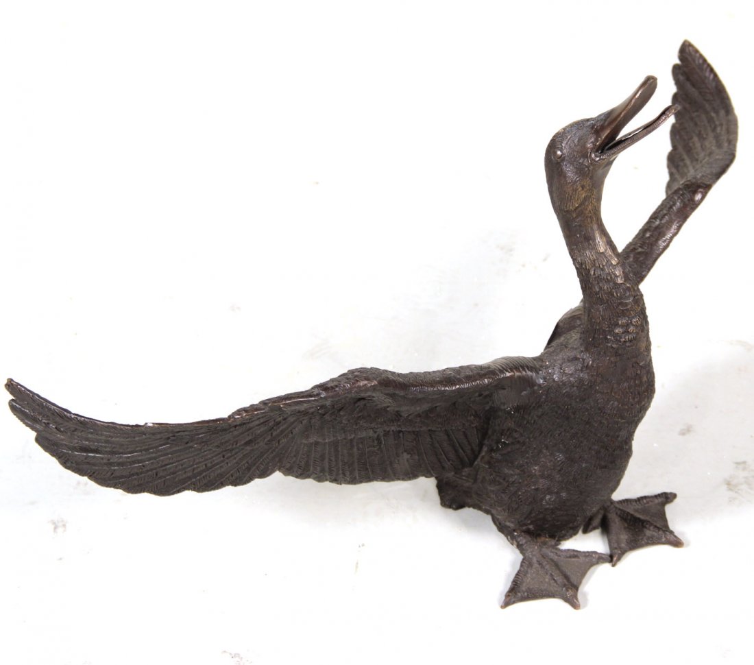 Bronze Goose Sculpture, Hattakitkosol Somchai (1 of 6)