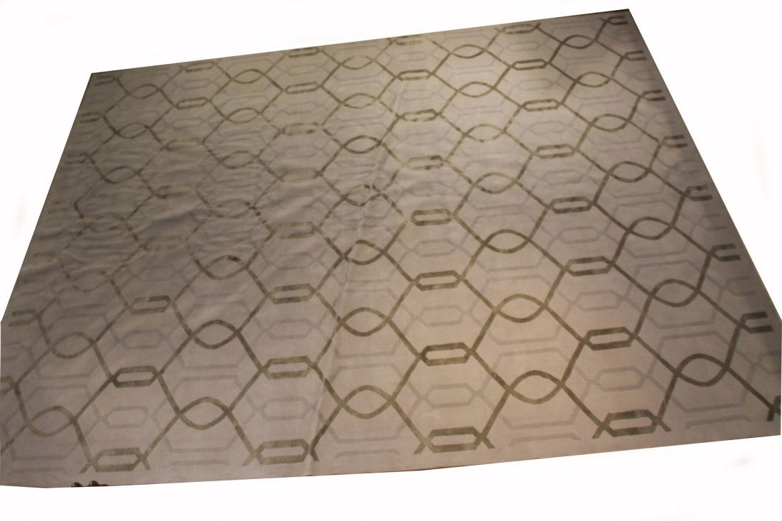 Contemporary Beige Geometric Rug (1 of 5)