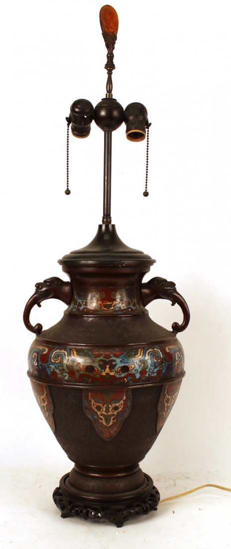 Chinese Cloissone Vase (1 of 6)