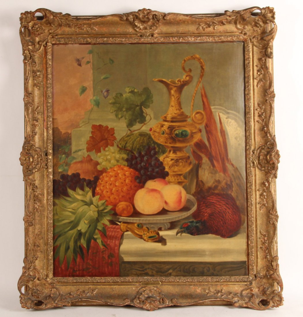 Oil on Canvas, Still Life, George Lance (1 of 8)