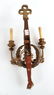 Pair of Louis XVI Style Giltwood Wall Sconces - 8