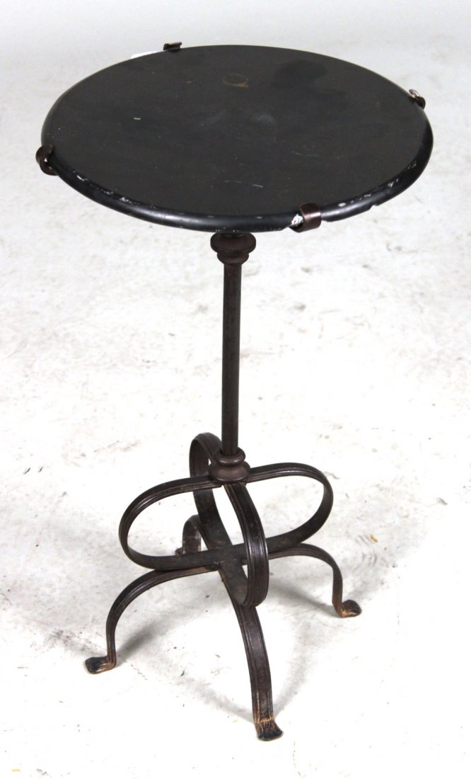 William and Mary Style Wrought-Iron Candlestand (1 of 4)