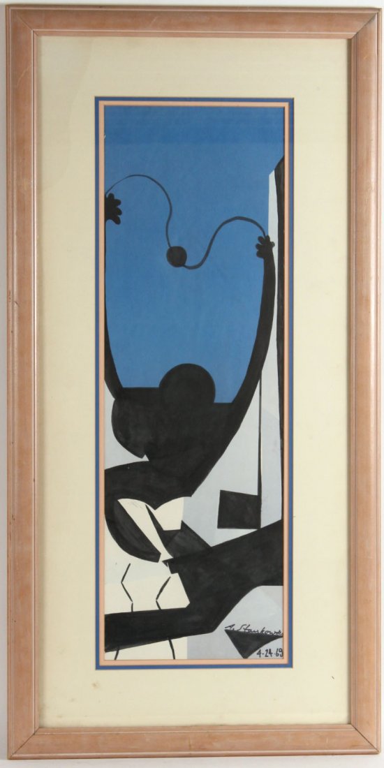 Print, Abstract Figure, Anton Stankowski (1 of 4)