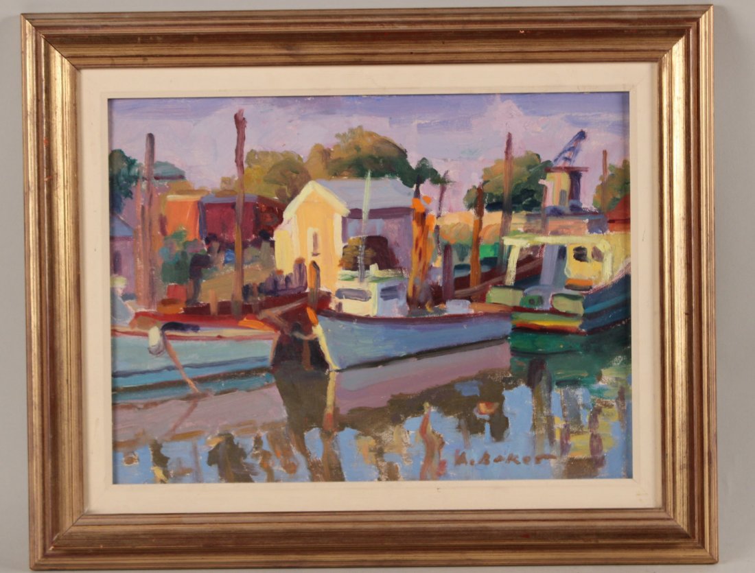 Oil on Canvas, "Evening Reflections," Alden Baker (1 of 6)
