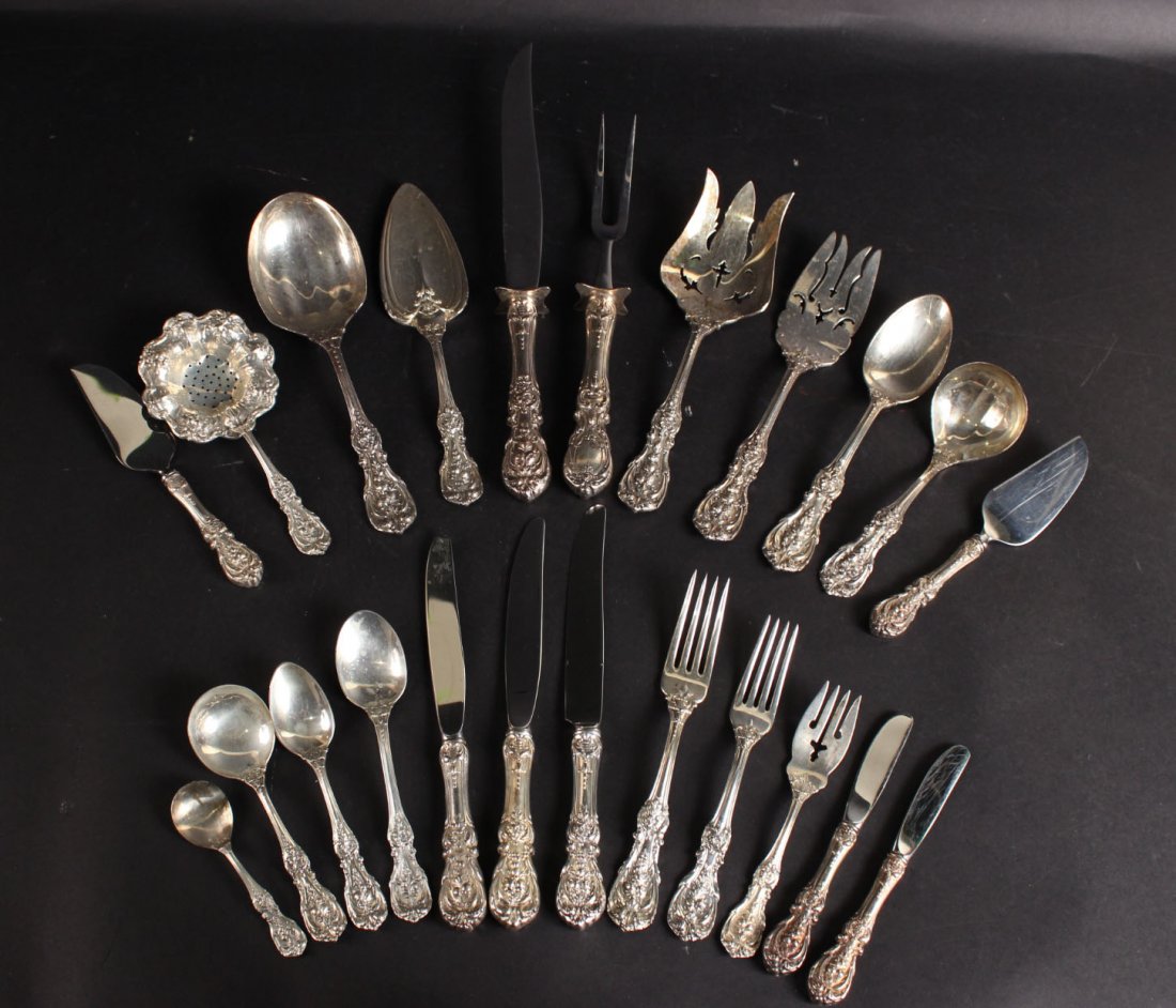 Reed & Barton Sterling Silver Flatware Service (1 of 10)